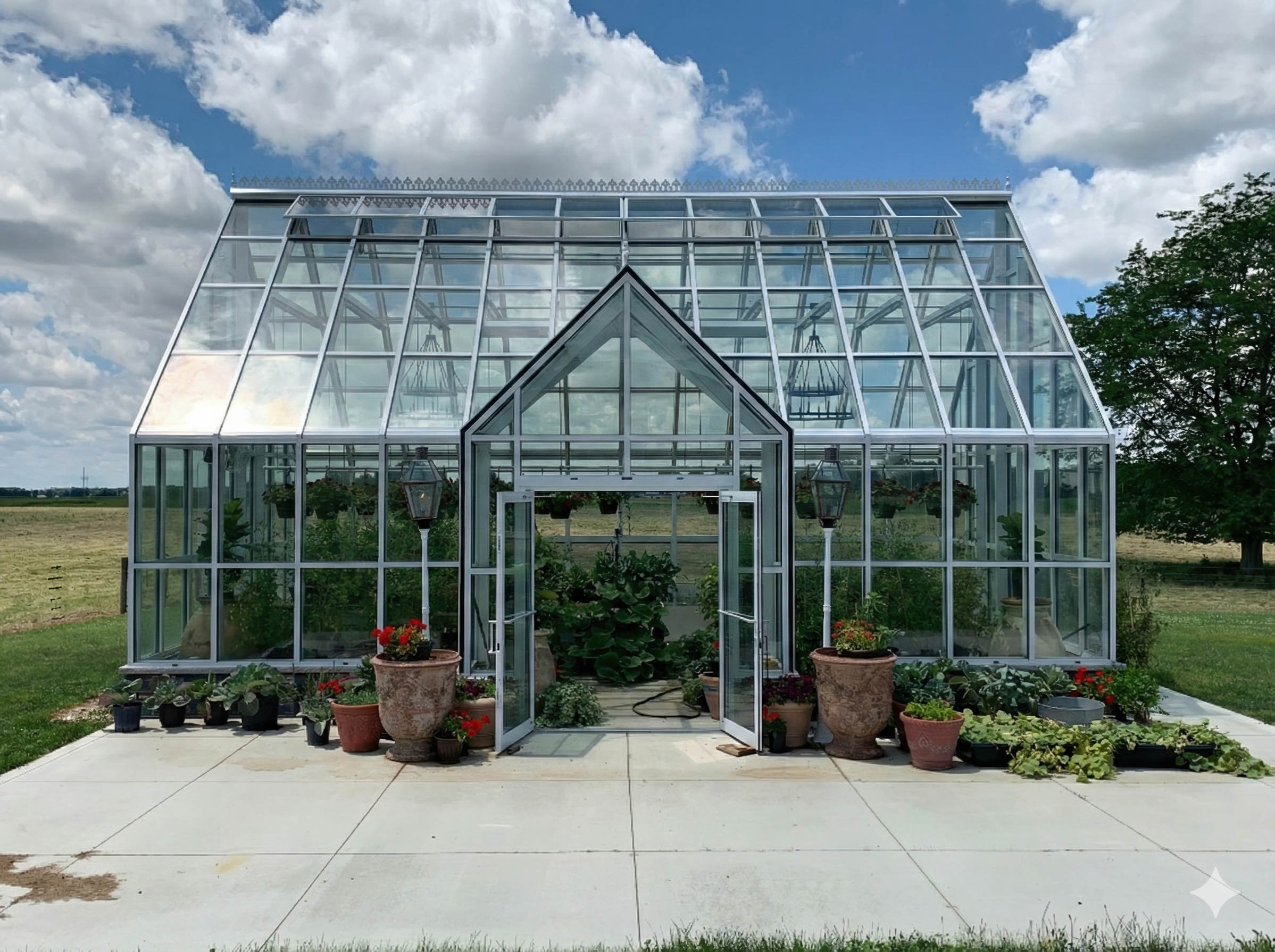 Custom Glass Greenhouses & Conservatories
